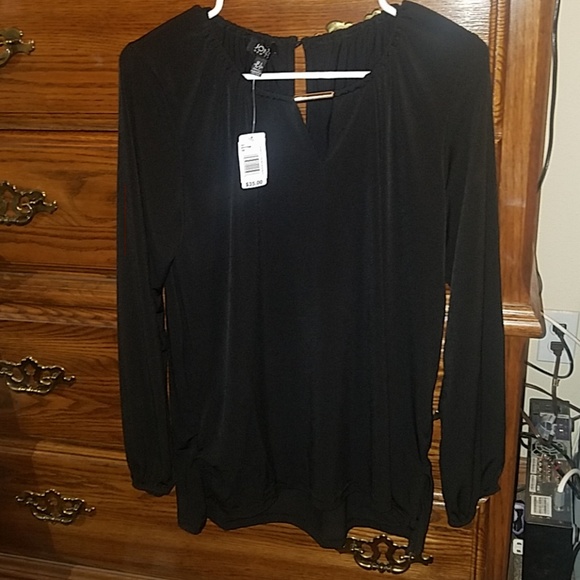 Black dress top size L - Picture 1 of 3